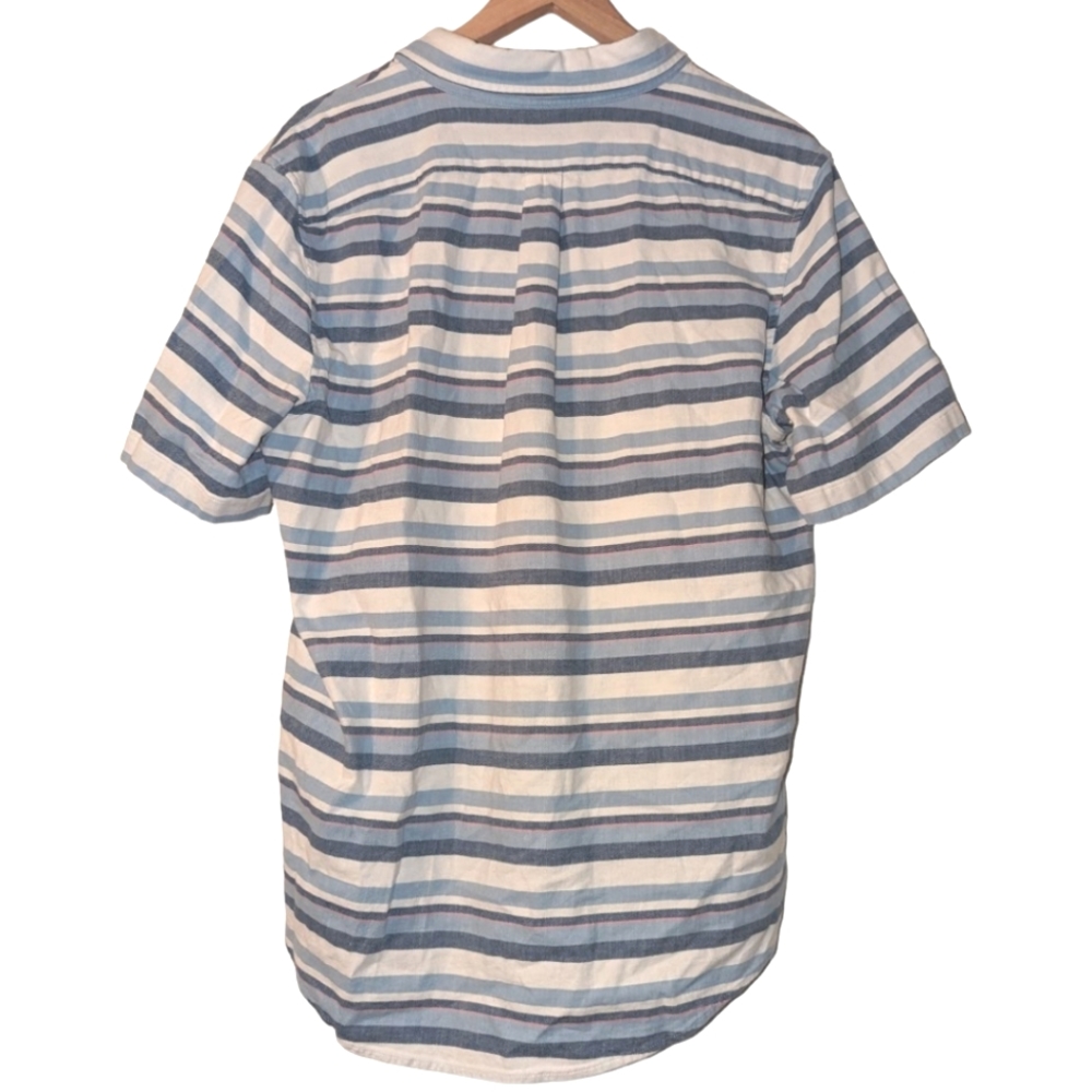 Vineyard Vines Slim Fit Murray Cotton Linen Button Down Casual Shirt Blue Pink - Picture 6 of 8